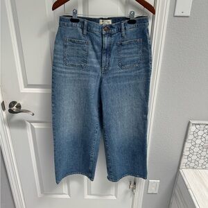 Madewell Light Blue Crop Jeans size 30